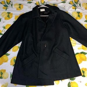 Thick black Mario De Pinto dress jacket